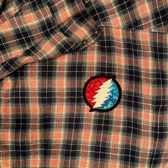 Grateful Dead Flannel sz M/L ♥️ - Picture 6 of 7